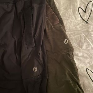 black and green lulu studio pants